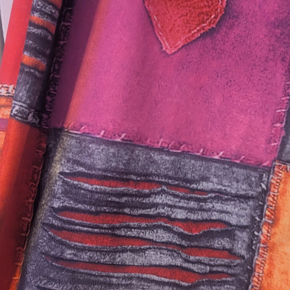 Colorful Patchwork Pants - Picture 3 of 5